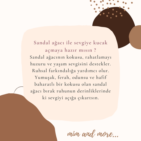 Sandal Ağacı Tütsü Çubukları